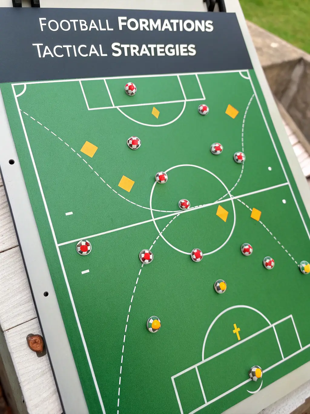 An image of a playbook filled with various offensive and defensive strategies, representing comprehensive sales strategies.