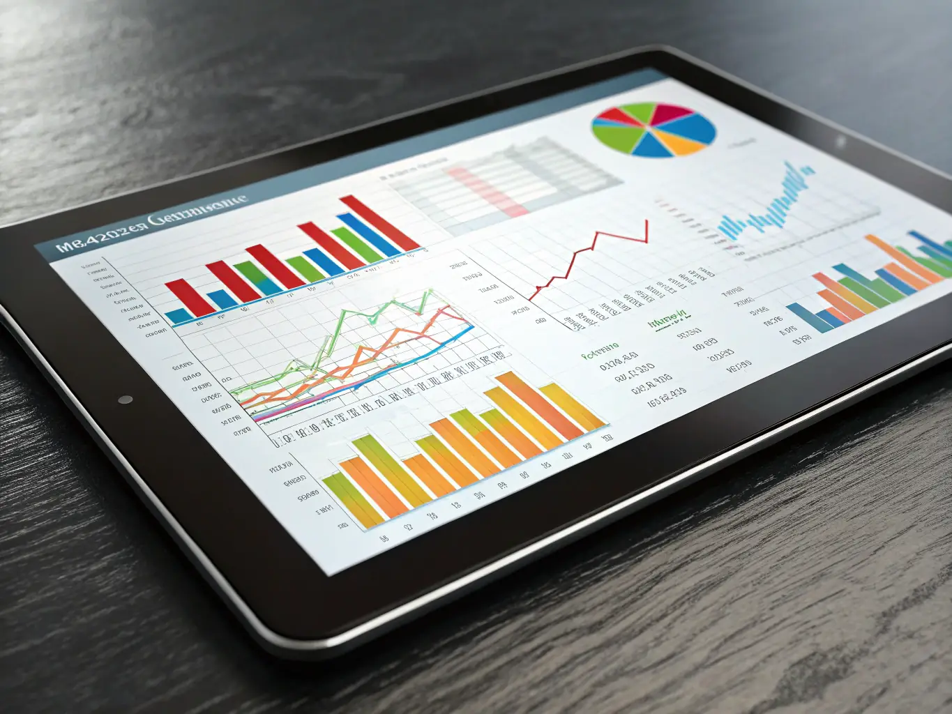 A detailed report showcasing sales metrics and performance analysis, presented in a clear and visually appealing format, highlighting the data-driven insights provided by The Audible.