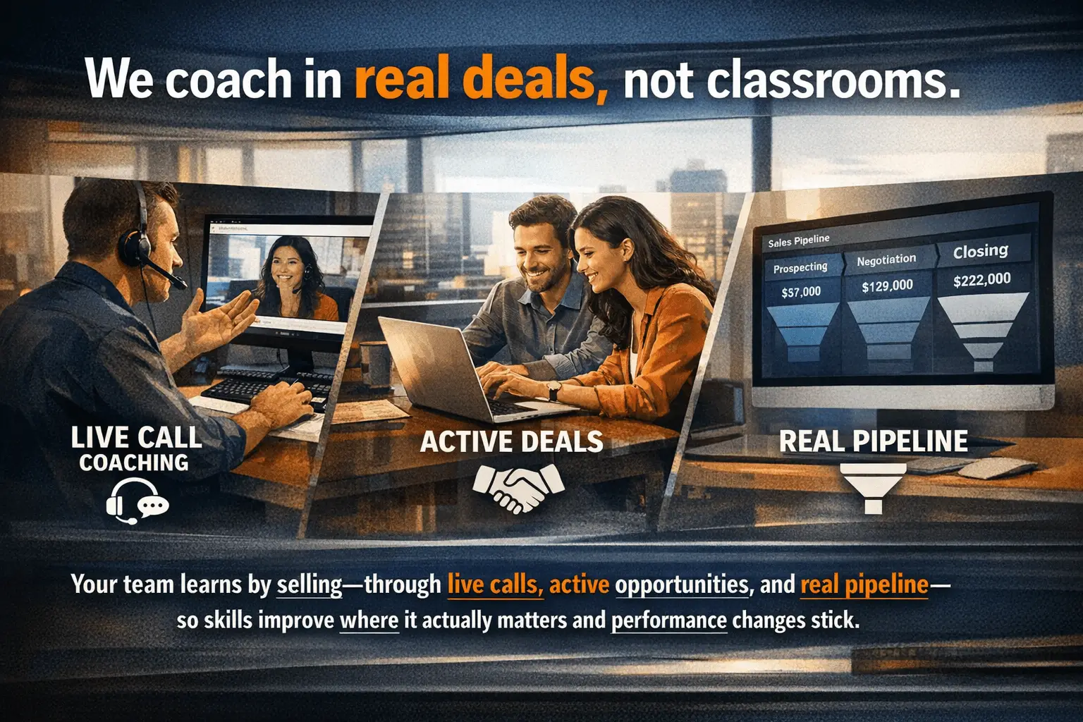 Sales as a service coaching and enablement for MSPs