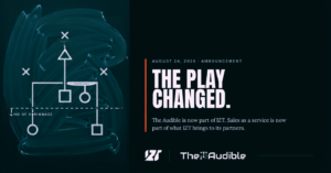 The Play Changed. The Audible is now part of IZT. Sales as a service is now part of what IZT brings to its partners.